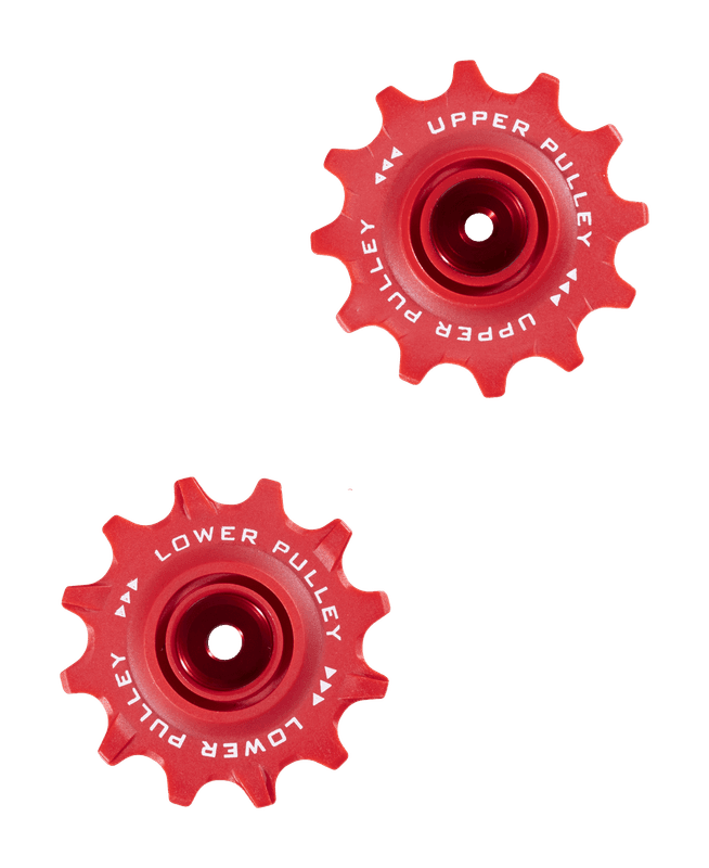 Pulley Wheels — Red